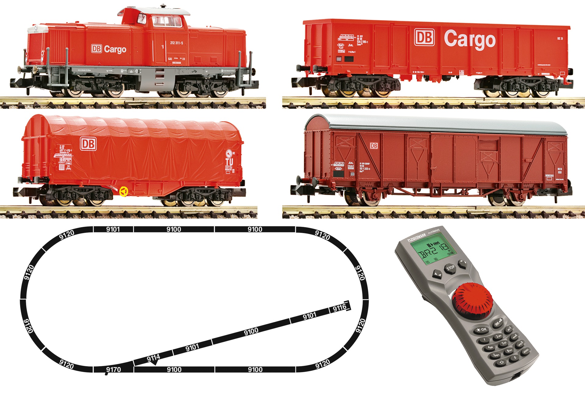 DB Freight Train Start Set, Fleischmann